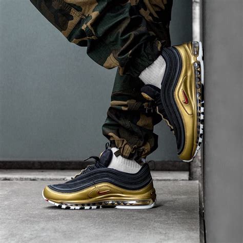 nike air max 97 qs b sides pack gold schwarz|Nike Air Max 97 price.